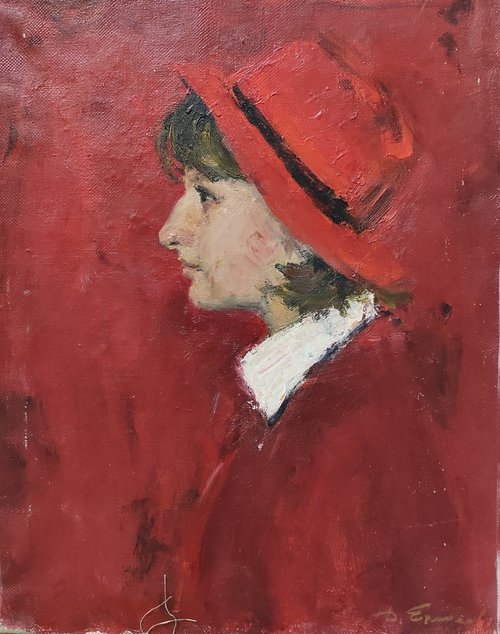 Red portrait by Dmitrii Ermolov