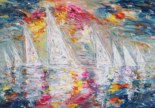Summer Sailing Regatta M 1 by Peter Nottrott