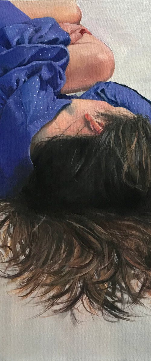 Purple Shirt by Judy Pilarczyk