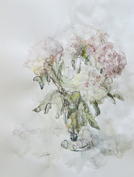 Peonies 50x65 cm 2025