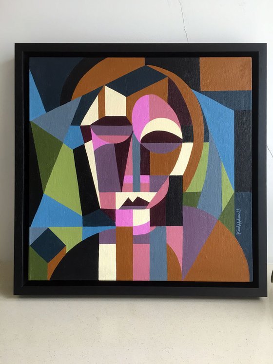 Cubist Portrait of a Woman