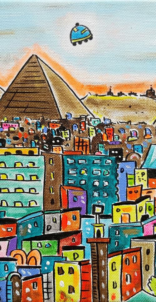 Futuristic Cairo by Maria Luisa  Azzini
