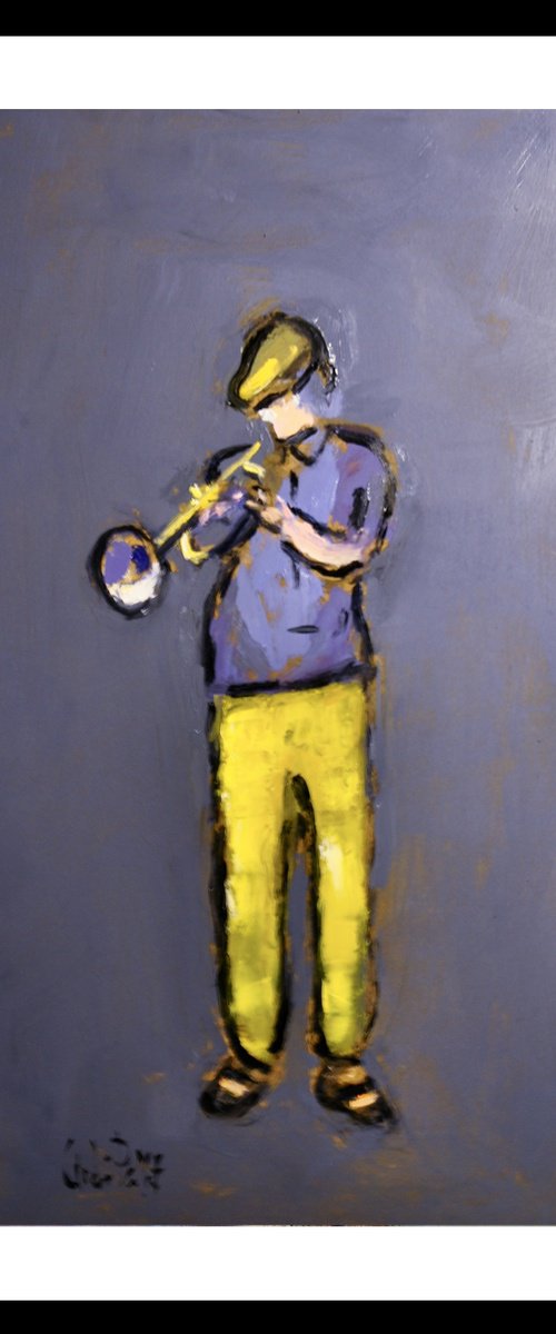 Trumpeter by Andre Pallat