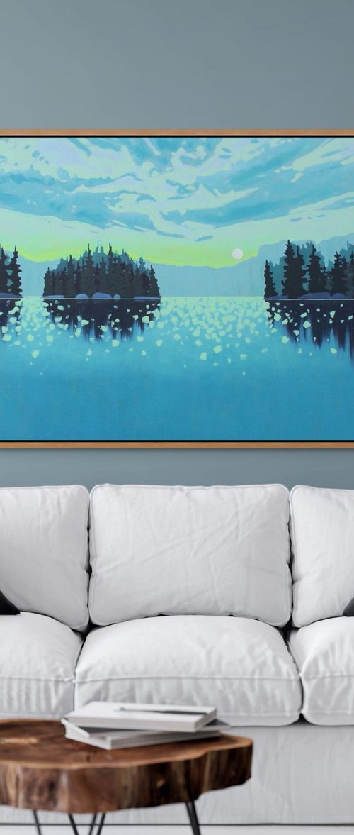 Morning in the Boreal - Silhouettes by Sage Mountain Studio