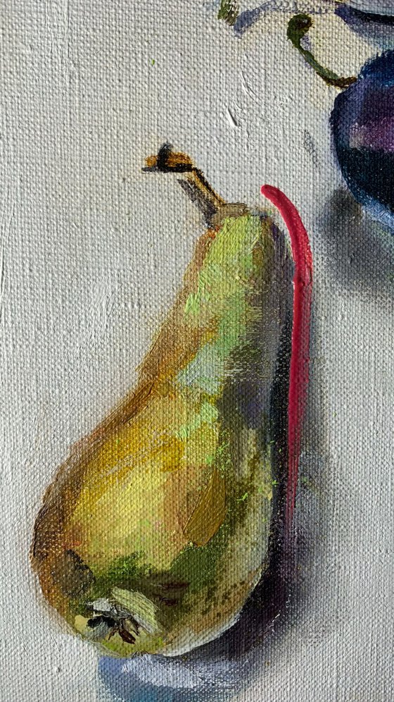 pear and plums