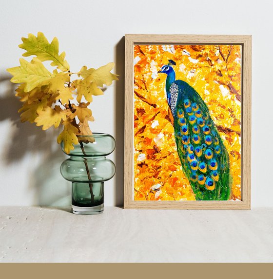 Set of two- Peacock and Owl