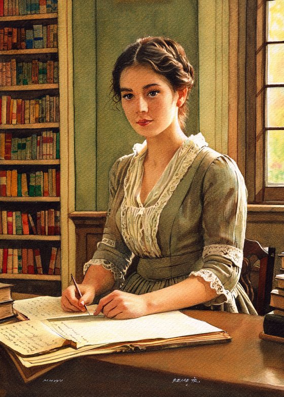 Girl from Victorian Era