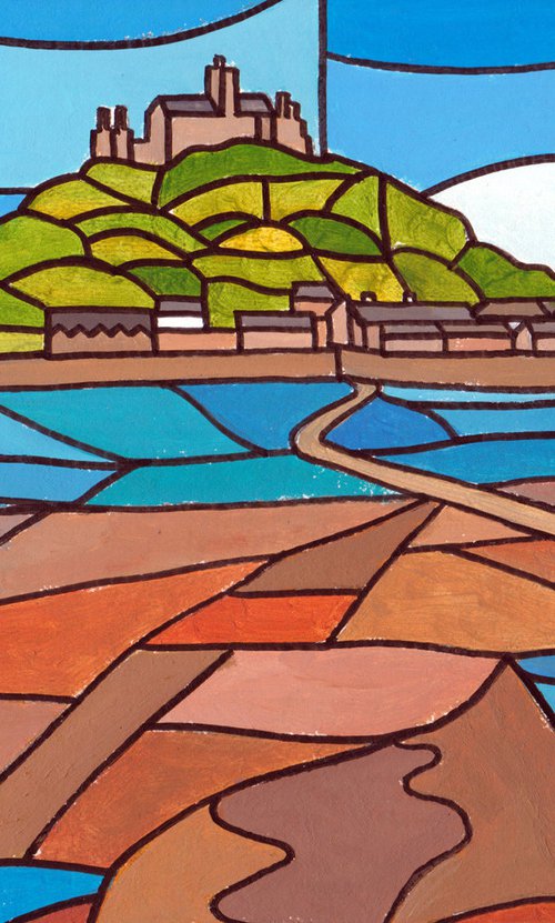 The ebbing tide, St Michael's Mount by Tim Treagust