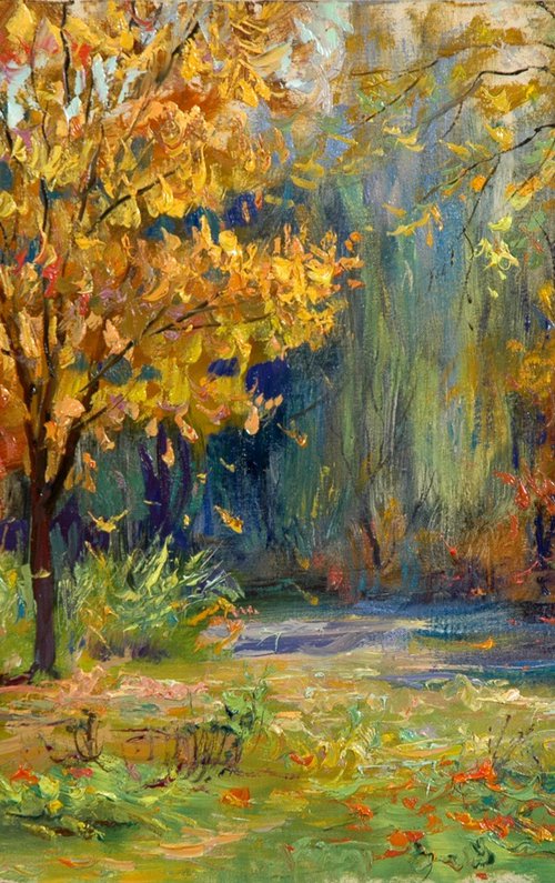 Sunny meadow by Volodymyr Tarabanov