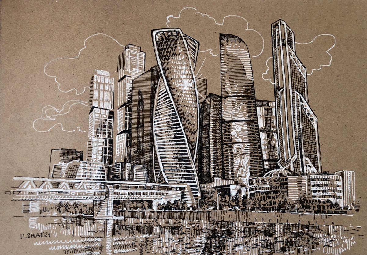 Moscow City by Ilshat Nayilovich