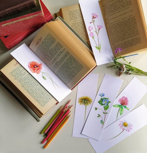 Marguerite - from my Wildflowers Bookmarks Collection