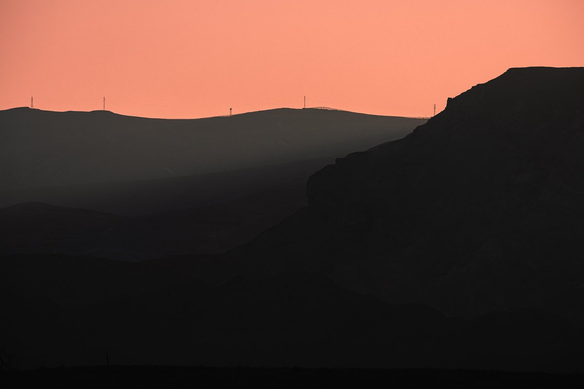 Landscape Photograph By Tal Paz-Fridman, 22 X 16", Mountains Of Eilat #4, Original Artwork