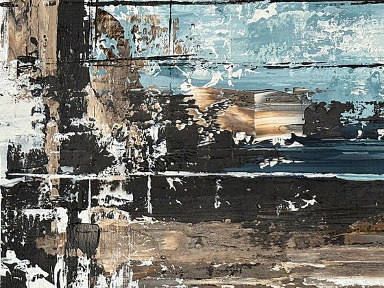 Crossing Light Fields. blue indigo