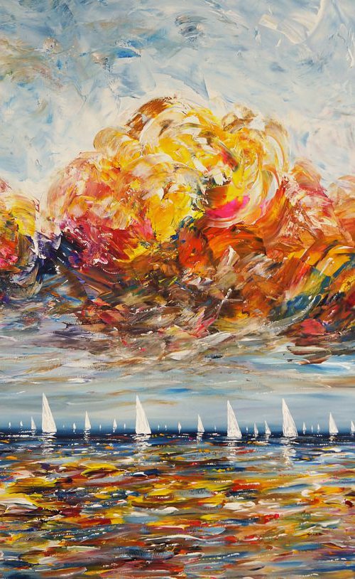 Seascape Sailing Impressions XL 7 by Peter Nottrott