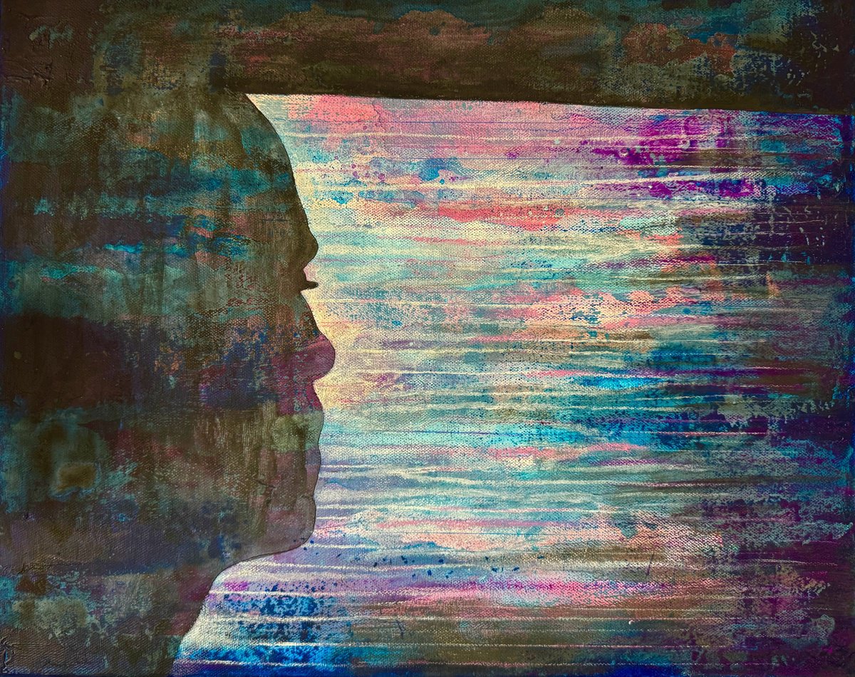 Photorealistic Portrait Painting By Stefano Pallara, 15 X 11", Untying The Anchor, Original Artwork