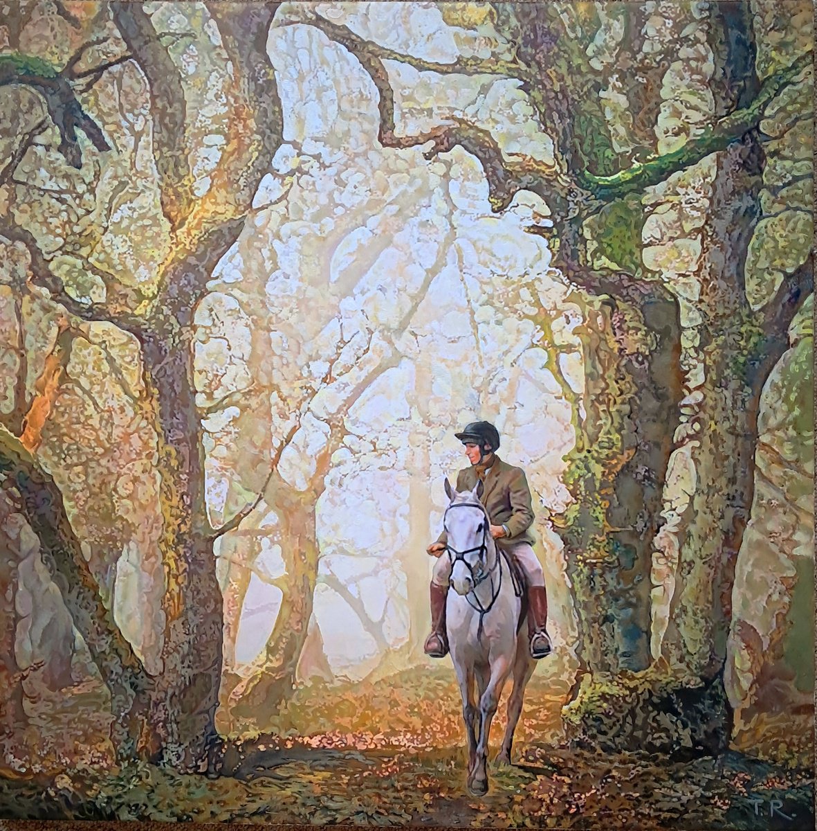 A Forest Ride By Tatiana Rezvaya, 31 X 31, Artwork For Sale On Artfinder