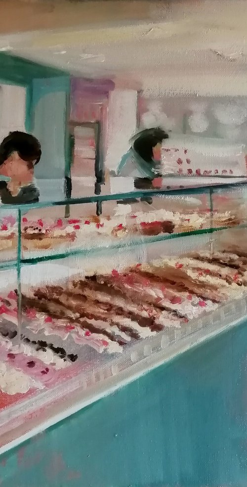 Cake counter by Rosemary Burn