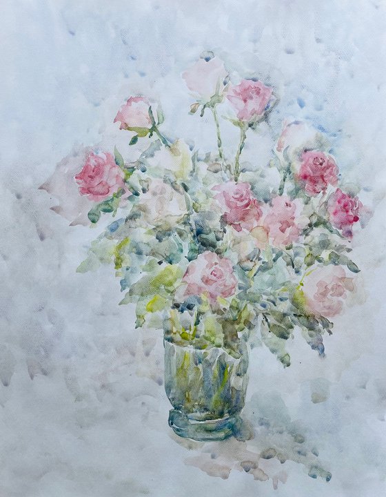Roses 19,7x 25,6 in