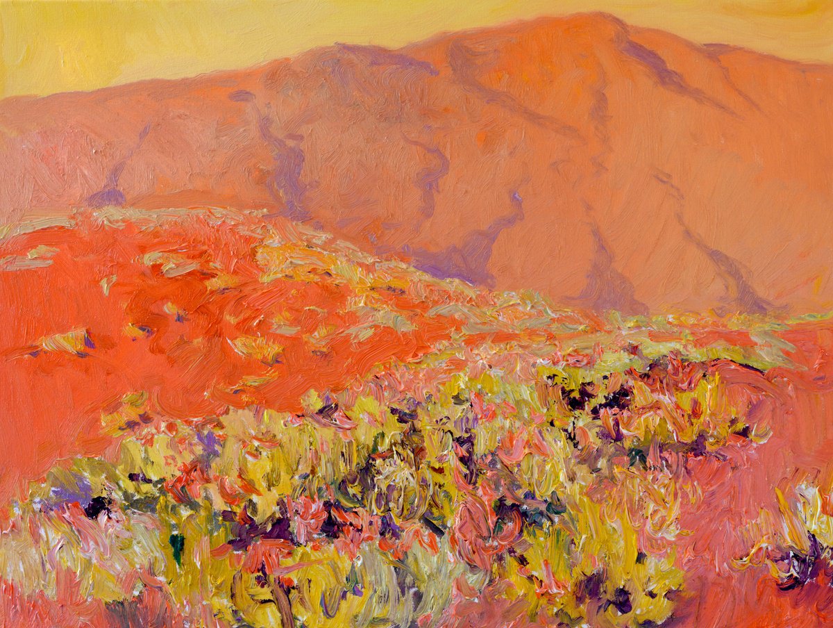 Evening In The Desert By Suren Nersisyan, 24 X 18, Artwork For Sale On Artfinder
