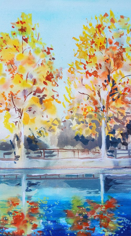 Bright morning, autumn by Marina Del Pozo