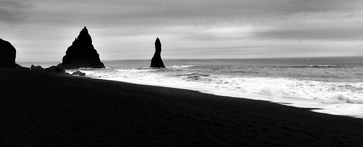 Reynisfjara Beach, Iceland by Russ Witherington