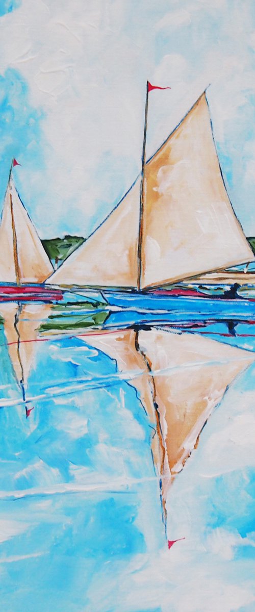 Sailing boats 2 by Stuart Roy