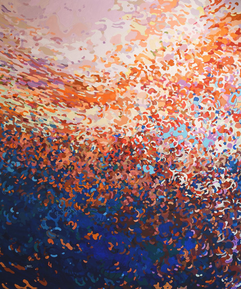 Spectacular, 48 x 60 x 1.5 by Margaret Juul