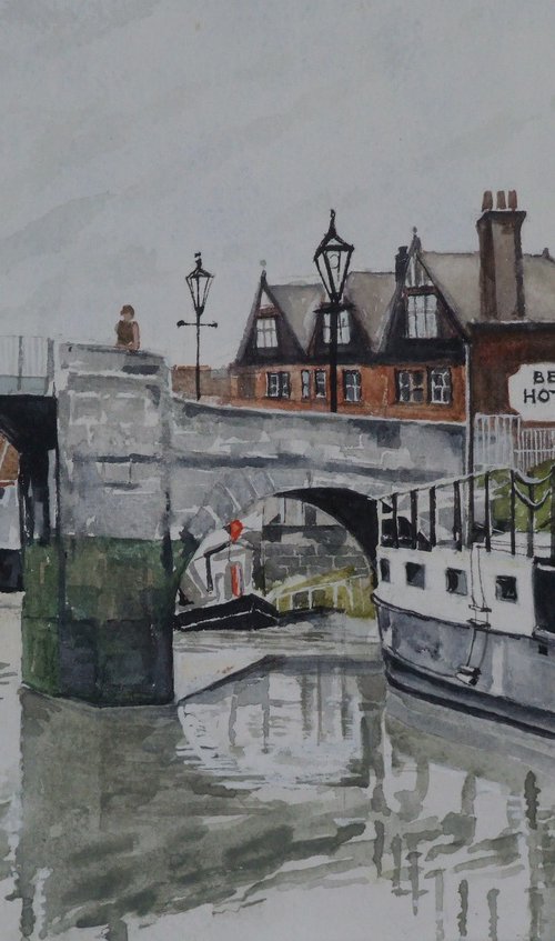 Sandwich Swing Bridge over the River Stopur by Philip Baker