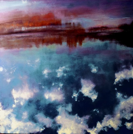 Clouds in the River Rhone II - Provence