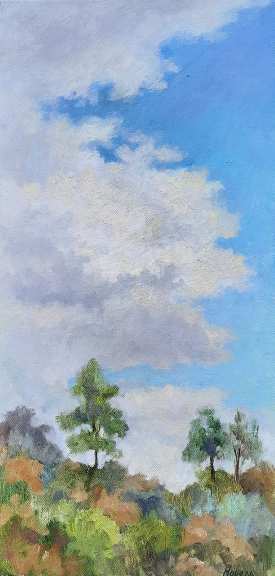 "Clouds" - Original oil painting (2021)