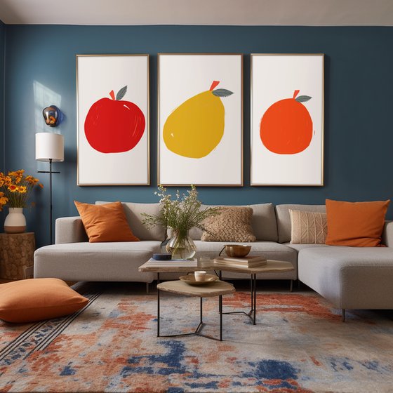 A FRUIT TRIPTYCH