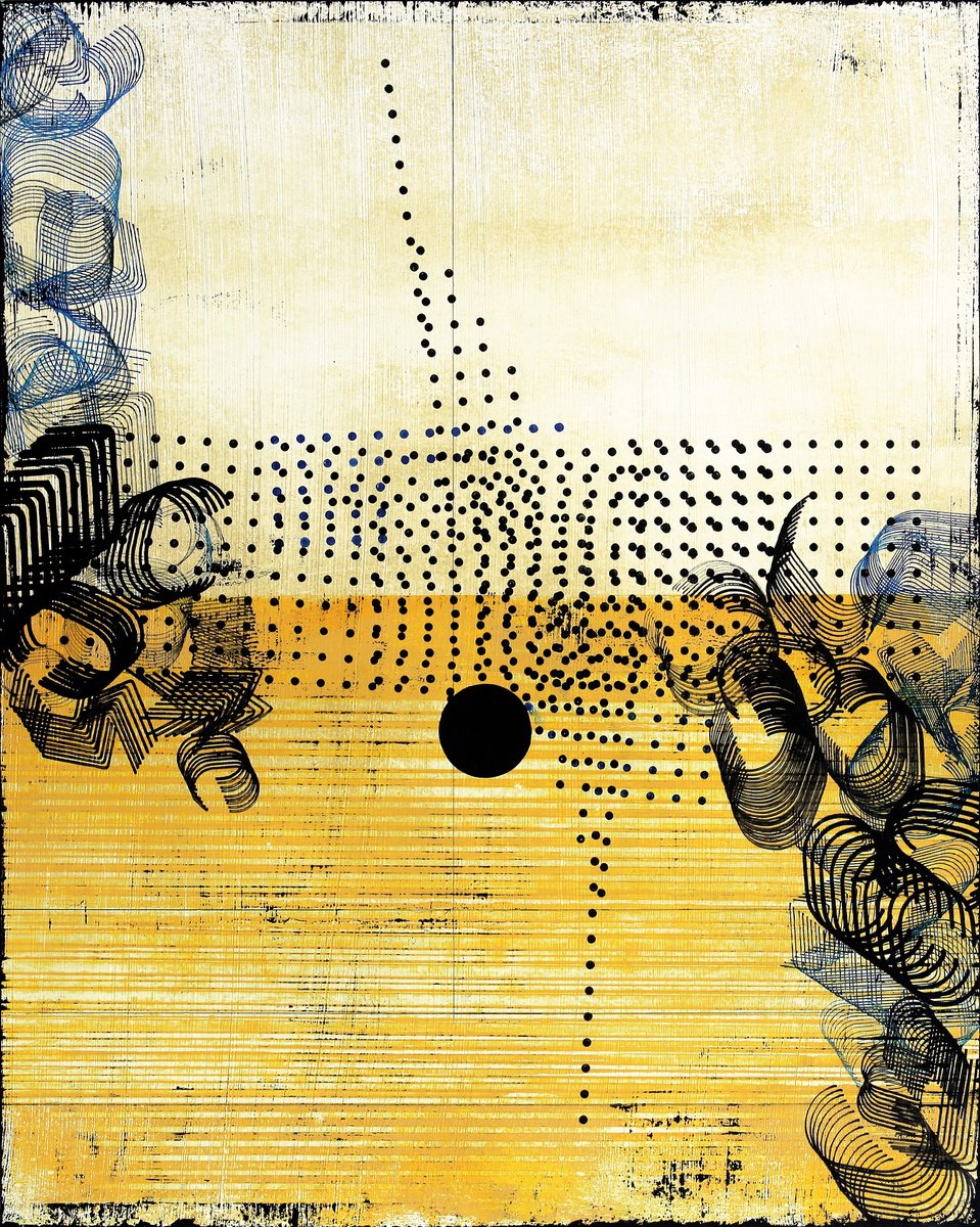 Geometric Painting , Entropy Zone 3. By Petr Strnad, 16 X 20, Artwork For Sale On Artfinder