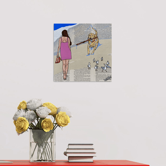 Dog Days Fetch 2 30cm x 30cm