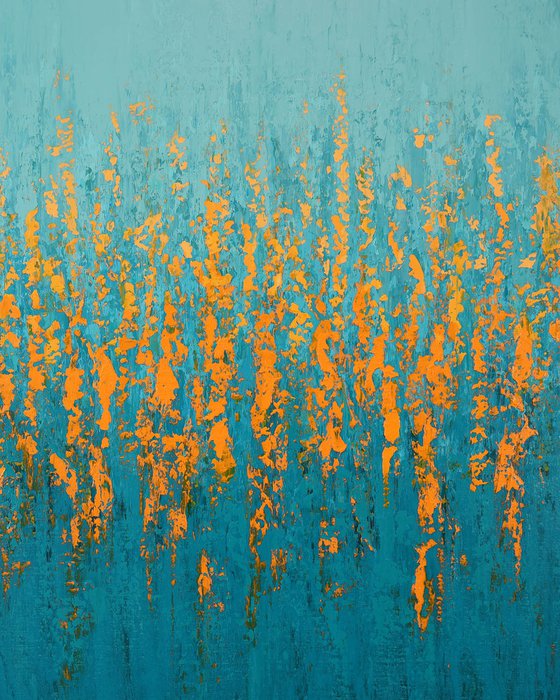 Turquoise Orange Pop