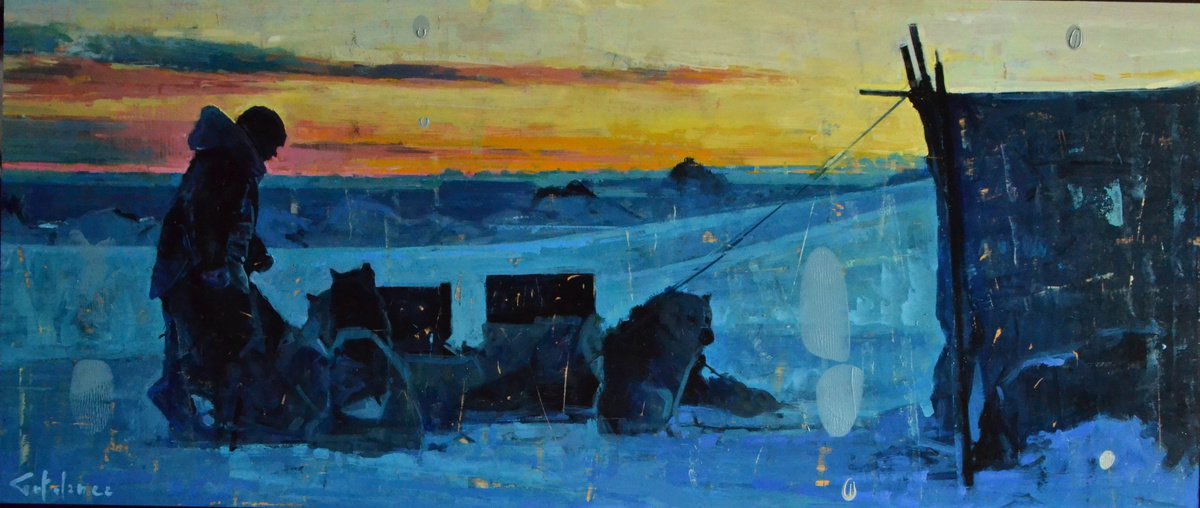 A Break On The Ice By Marco Ortolan, 31 X 13, Artwork For Sale On Artfinder