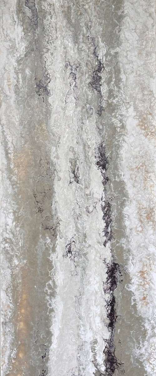 Diptych "Lithic Drift " 1 panel by Kseniia Turik