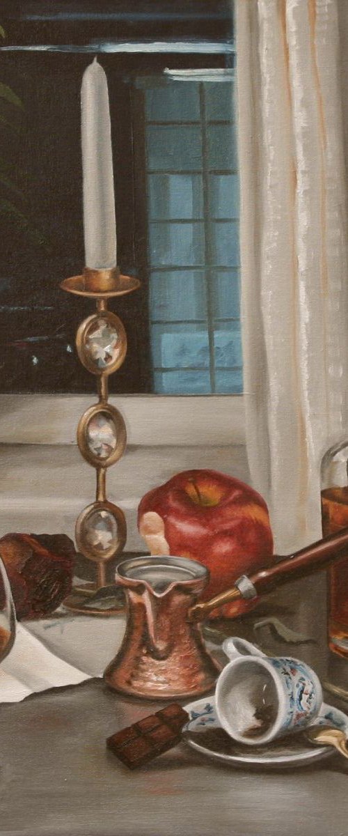 Evening. Coffee and brandy by Irina Sergeyeva