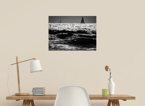 Two Sailboats | Limited Edition Fine Art Print 1 of 10 | 45 x 30 cm