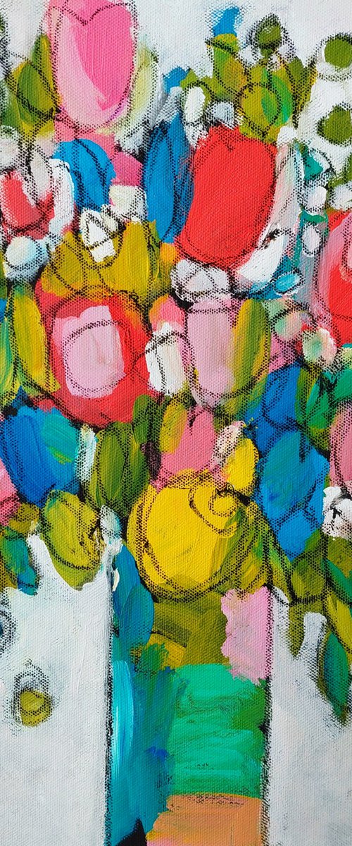 Mixed Flowers II by Jan Rippingham