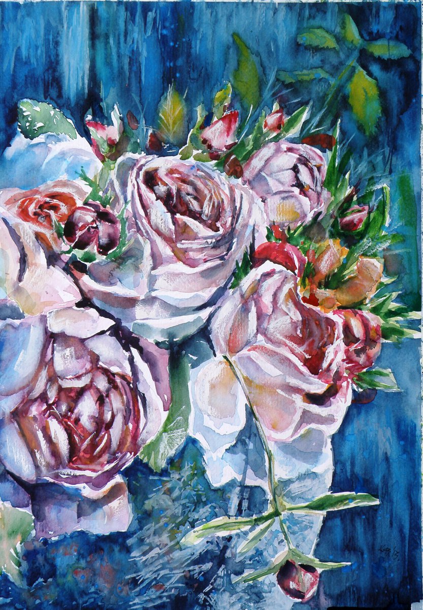 Roses by Kovacs Anna Brigitta
