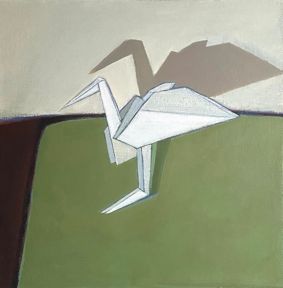 Still Life with Origami Crane by Nigel Sharman