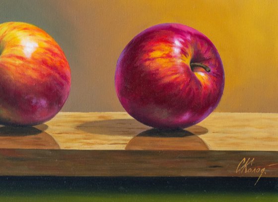 Two Apples. Still Life/17