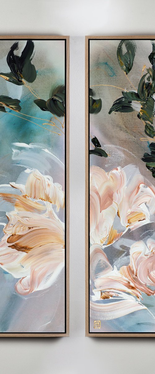 Endless Sky Diptych by Novi Lim