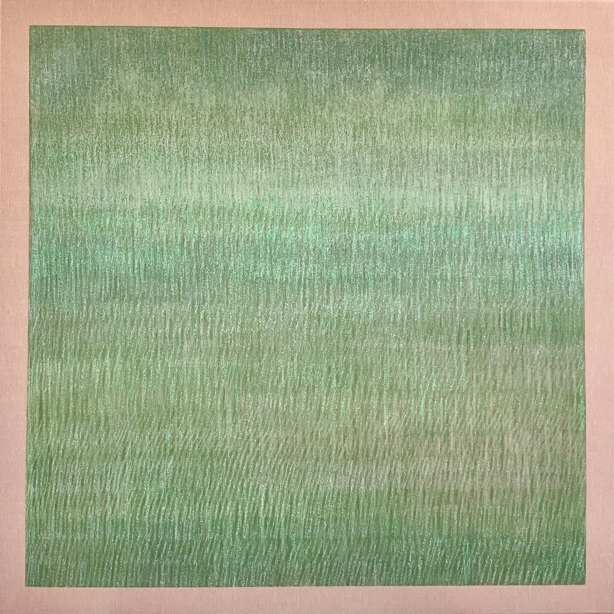 Abstract Acrylic Painting By Malgorzata Krakowiak, 31 X 31", Sublimat N*103, Original Artwork