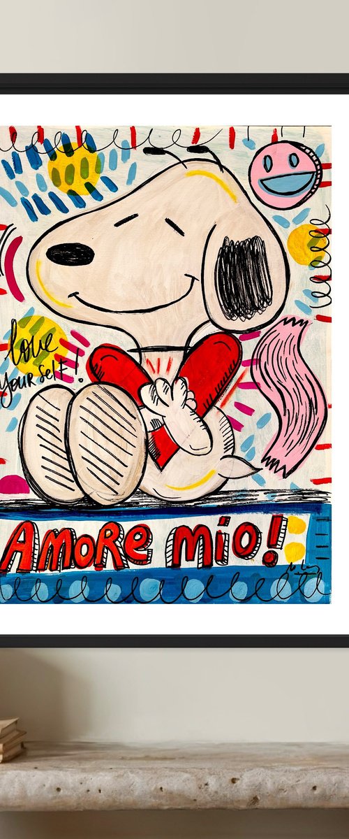 Amore Mio Dog by Mercedes Lagunas