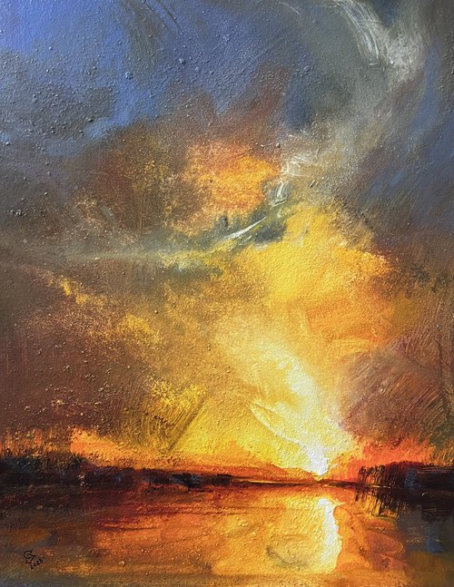 Impressions of the sunset 1a by Ivan  Grozdanovski