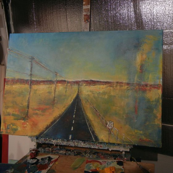 Highway Route 66 - 36x24