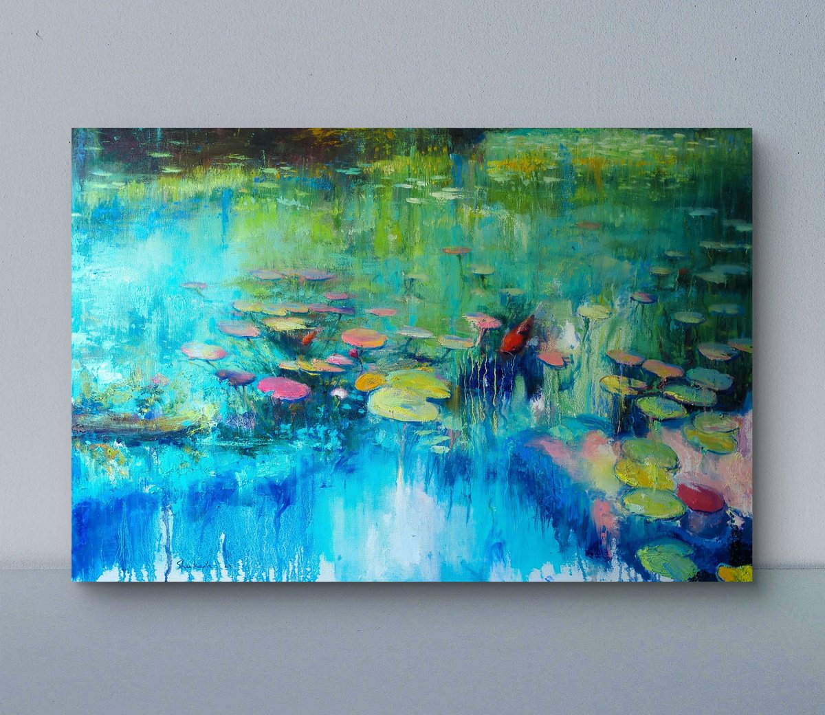 Symphony of colours 120x80 cm. by Helen Shukina