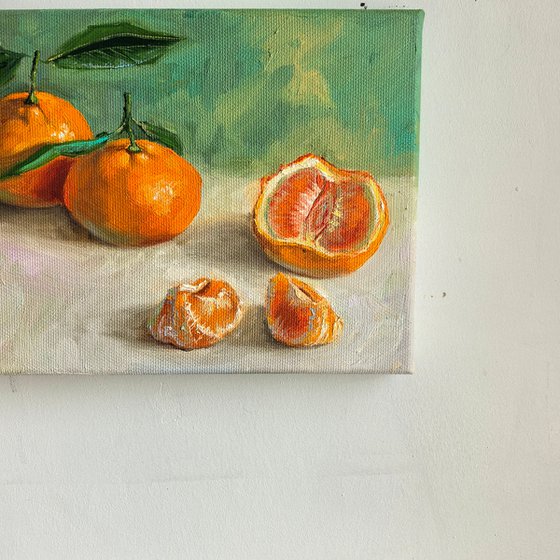 Clementine oil painting