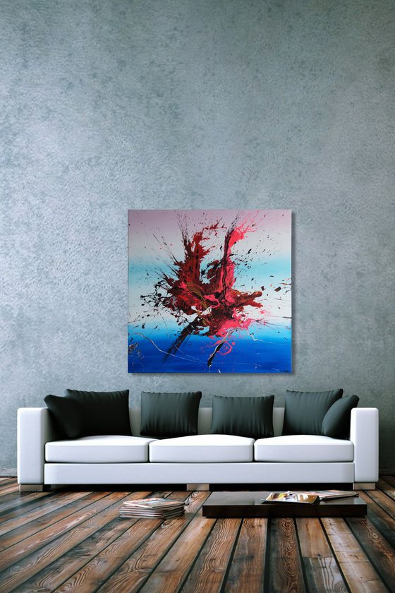 Emotional Release IV (Spirits Of Skies 081041) - 90 x 90 cm - XL (36 x 36 inches)